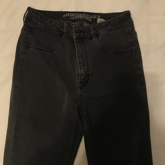 American Eagle “sky high” jegging faded black - Picture 2 of 6